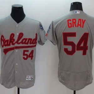 Athletics #54 Sonny Gray Grey Fashion Stars Stripes Flexbase Authentic Stitched Jersey