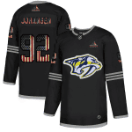 Nashville Predators # #92 Ryan Johansen Grey USA Flag Stitched Jersey