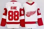 Detroit Red Wings #88 Patrick Kane White 2024-25 Stitched Jersey