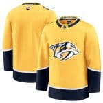 Nashville Predators Blank Gold 2024-25 Home Stitched Jersey