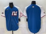 National League Atlanta Braves Blank Blue Alternate 2025 All-Star Edition Limited Stitched Jersey