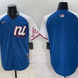 National League Atlanta Braves Blank Blue Alternate 2025 All-Star Edition Limited Stitched Jersey