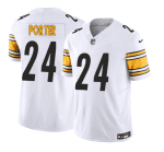Pittsburgh Steelers #24 Joey Porter Jr. White 2023 F.U.S.E. Vapor Untouchable Limited Stitched Jersey