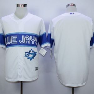 Blue Jays Blank White Exclusive New Cool Base Stitched Jersey