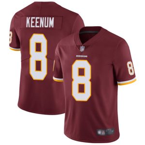 Washington Redskins #8 Case Keenum Burgundy Red Vapor Untouchable Limited Stitched Jersey