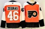 Philadelphia Flyers #46 Trevor Zegras Orange 2024 Stitched Jersey