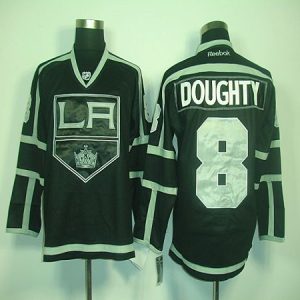 Kings #8 Drew Doughty Black Ice Stitched Jersey