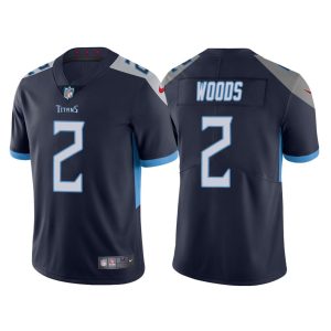 Tennessee Titans #2 Robert Woods Navy Vapor Untouchable Stitched Jersey