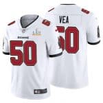 Tampa Bay Buccaneers #50 Vita Vea White 2021 Super Bowl LV Limited Stitched Jersey