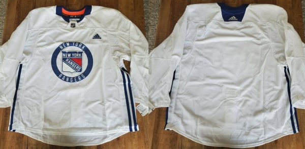 New York Rangers Blank White Stitched Jersey