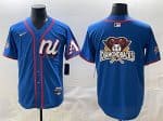National League Arizona Diamondbacks Team Big Logo Blue 2025 All-Star Edition Limited Stitched Jersey