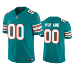Miami Dolphins Custom Aqua 2023 F.U.S.E Vapor Limited Stitched Jersey