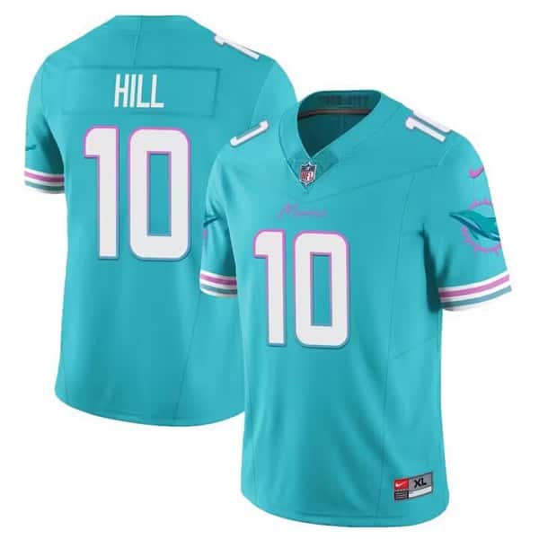 Miami Dolphins #10 Tyreek Hill Aqua 2023 F.U.S.E Alternate Vapor Limited Stitched Jersey