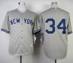 Yankees #34 Brian McCann Grey Stitched Jersey