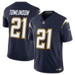 Los Angeles Chargers #21 LaDainian Tomlinson Navy 2025 F.U.S.E. Alternate Vapor Limited Stitched Jersey