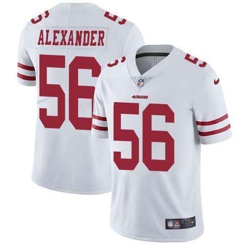 San Francisco 49ers #56 Kwon Alexander White Vapor Untouchable Limited Stitched Jersey