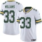 Green Bay Packers #33 Evan Williams White Vapor Untouchable Limited Stitched Jersey