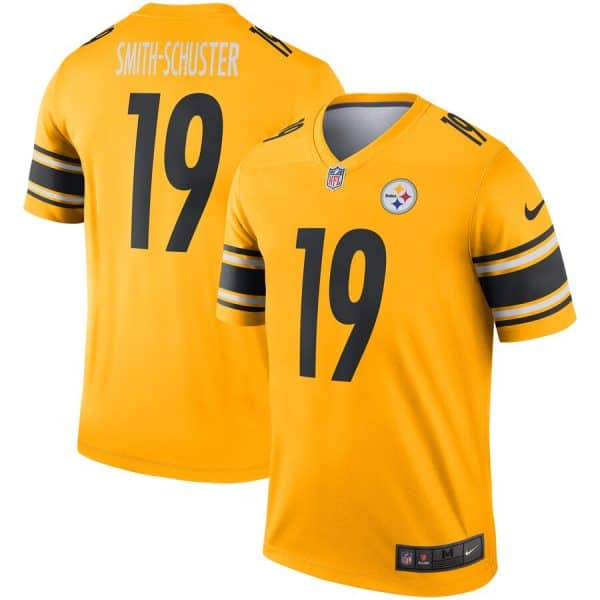 Pittsburgh Steelers #19 JuJu Smith-Schuster 2019 Gold Inverted Legend Jersey