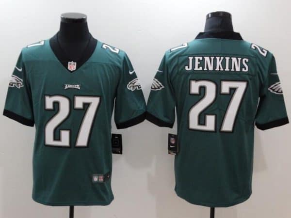 Philadelphia Eagles #27 Malcolm Jenkins Green Vapor Untouchable Limited Stitched Jersey