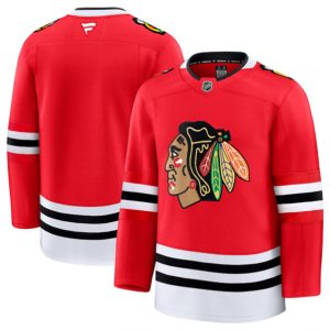 Chicago Blackhawks Blank Red 2024-25 Home Stitched Jersey