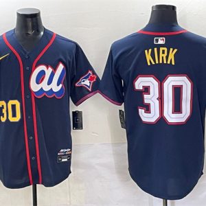 American League #30 Alejandro Kirk Navy 2025 All-Star Edition Limited Stitched Jersey