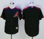 Diamondbacks Blank Black Brick New Cool Base Stitched Jersey
