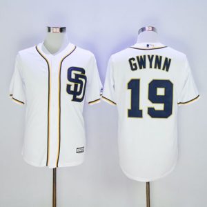 Padres #19 Tony Gwynn White New Cool Base Stitched Jersey