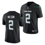 New York Jets #2 Zach Wilson 2021 Black Vapor Untouchable Limited Stitched Jersey