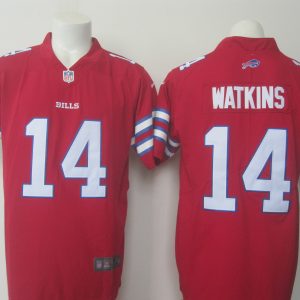 Bills #14 Sammy Watkins Red Limited Rush Stitched Nike Jersey