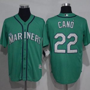 Mariners #22 Robinson Cano Green New Cool Base Stitched Jersey