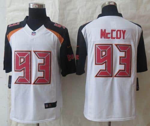 Buccaneers #93 Gerald McCoy White Stitched New Limited Nike Jersey