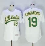 Athletics #19 Bert Campaneris White Flexbase Authentic Collection Stitched Jersey