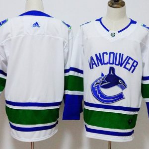 Vancouver Canucks White Stitched Adidas Jersey