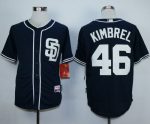 Padres #46 Craig Kimbrel Dark Blue Alternate 1 Cool Base Stitched Jersey