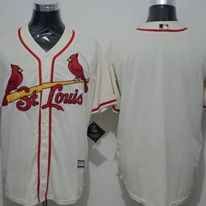 Cardinals Blank Cream New Cool Base Stitched Jersey