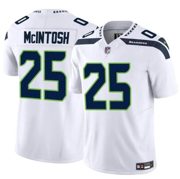 Seattle Seahawks #25 Kenny McIntosh White 2024 F.U.S.E Vapor Limited Stitched Jersey