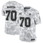 Dallas Cowboys #70 Zack Martin Arctic Camo 2024 F.U.S.E. Salute To Service Limited Stitched Jersey