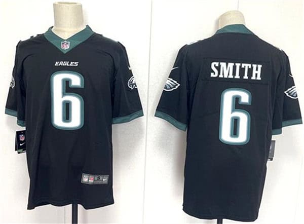 Philadelphia Eagles #6 DeVonta Smith Black 2024 New Vapor Untouchable Limited Football Stitched Jersey