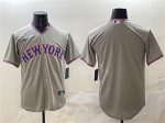 New York Mets Team Big Logo Gray 2025 Limited Stitched Jersey