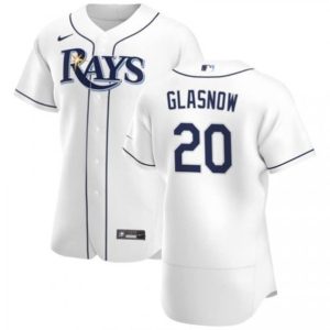 Tampa Bay Rays #20 Tyler Glasnow White Flex Base Stitched Jersey