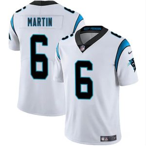 Carolina Panthers #6 Sam Martin White 2025 Vapor Limited Stitched Jersey