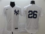 New York Yankees #26 DJ LeMahieu White Flex Base Stitched Jersey