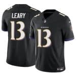 Baltimore Ravens #13 Devin Leary Black 2023 F.U.S.E. Vapor Limited Jersey