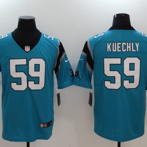 Carolina Panthers #59 Luke Kuechly Blue Vapor Untouchable Player Limited Jersey