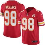 Kansas City Chiefs #98 Xavier Williams Red Vapor Untouchable Limited Stitched Jersey