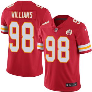 Kansas City Chiefs #98 Xavier Williams Red Vapor Untouchable Limited Stitched Jersey
