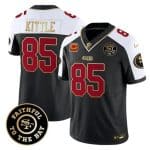San Francisco 49ers #85 George kittle Black Alternate F.U.S.E. 3-Star C With Faithful To The Bay Patch Vapor Limited Stitched Jersey