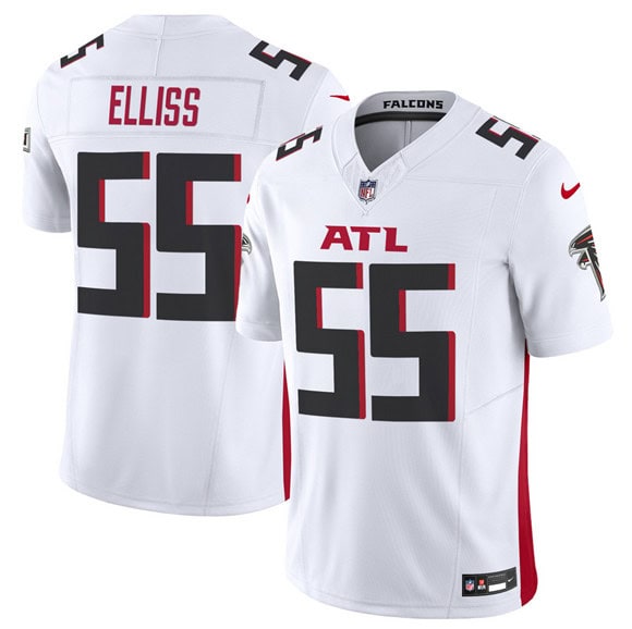 Atlanta Falcons #55 Kaden Elliss White 2025 F.U.S.E. Vapor Untouchable Limited Stitched Jersey