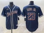 San Diego Padres #23 Fernando Tatis Jr. Navy Stitched Jersey