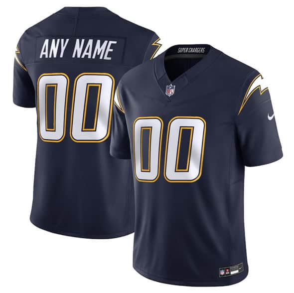 Los Angeles Chargers Custom Navy 2025 F.U.S.E. Alternate Vapor Limited Stitched Jersey